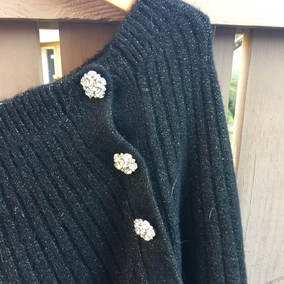 NWT🎉 Black Sparkly Holiday Sweater Dress Sz XL - Picture 4 of 15